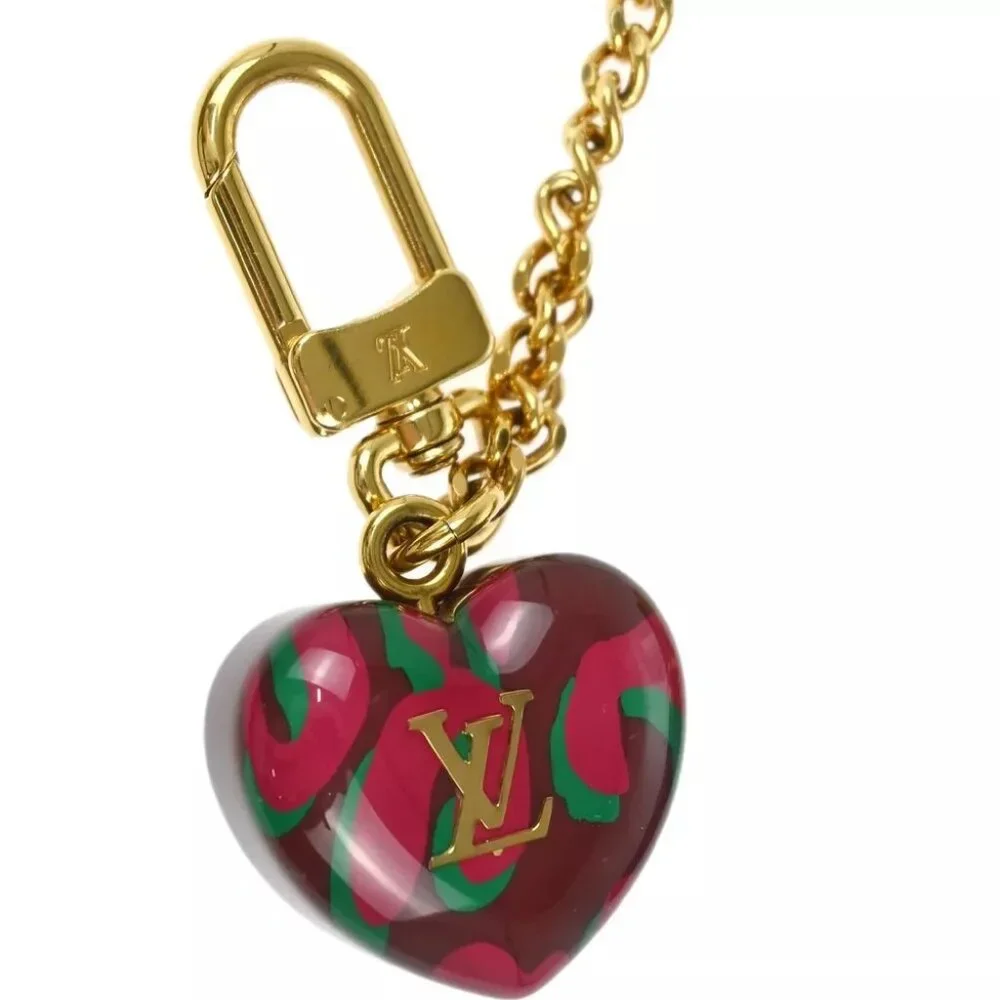 Louis Vuitton Vernis Leopard Pink Porte Monnaie Coeur Coin M91474 TS4160 115250